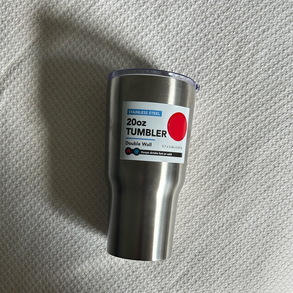 NWT Stainless Steel 20 oz Double Wall Coffee Tea Tumbler